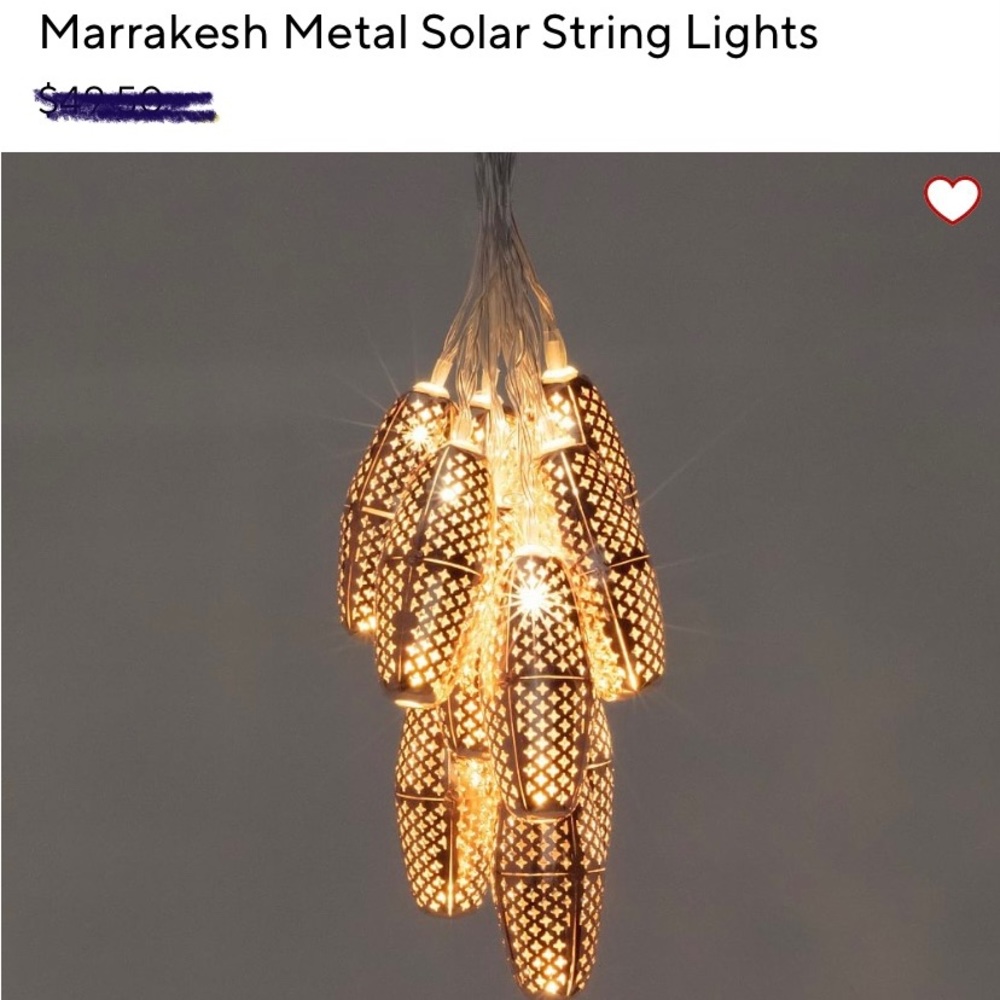 Marrakesh Solar String Lights